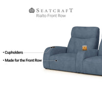 Rialto Italian Leather FRONTROW Theater Seating® Single Recliner