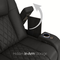 Diamante CoolZeroᵀᴹ Italian Leather BACKROW Theater Seating®