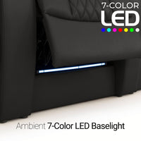 Diamante CoolZeroᵀᴹ Italian Leather BACKROW Theater Seating®