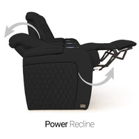 Diamante CoolZeroᵀᴹ Italian Leather BACKROW Theater Seating® Single Recliner