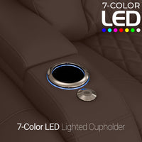 Diamante CoolZeroᵀᴹ Italian Leather BACKROW Theater Seating® Single Recliner