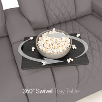 Diamante CoolZeroᵀᴹ Italian Leather BACKROW Theater Seating® Single Recliner