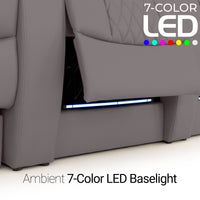Diamante CoolZeroᵀᴹ Italian Leather BACKROW Theater Seating® Single Recliner