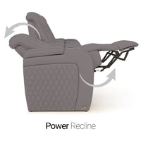Diamante CoolZeroᵀᴹ Italian Leather BACKROW Theater Seating® Single Recliner