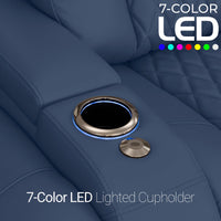 Diamante CoolZeroᵀᴹ Italian Leather BACKROW Theater Seating® Single Recliner