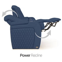 Diamante CoolZeroᵀᴹ Italian Leather BACKROW Theater Seating® Single Recliner