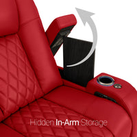 Diamante CoolZeroᵀᴹ Italian Leather BACKROW Theater Seating®