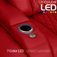 Diamante CoolZeroᵀᴹ Italian Leather BACKROW Theater Seating®