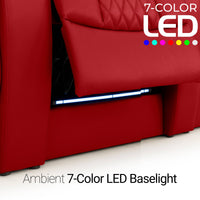 Diamante CoolZeroᵀᴹ Italian Leather BACKROW Theater Seating®