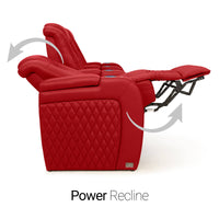 Diamante CoolZeroᵀᴹ Italian Leather BACKROW Theater Seating®