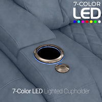 Diamante CoolZeroᵀᴹ Italian Leather BACKROW Theater Seating® Single Recliner