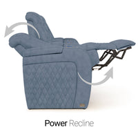 Diamante CoolZeroᵀᴹ Italian Leather BACKROW Theater Seating® Single Recliner