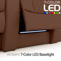 Diamante CoolZeroᵀᴹ Italian Leather BACKROW Theater Seating® Single Recliner