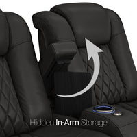 Diamante Italian Leather Zero Gravity Home Theater Seating