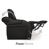 Diamante CoolZeroᵀᴹ Italian Leather Home Theater Seating Single Recliner
