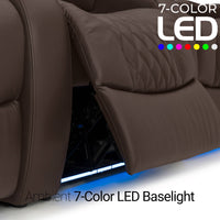Diamante CoolZeroᵀᴹ Italian Leather Home Theater Seating Single Recliner