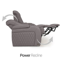 Diamante CoolZeroᵀᴹ Italian Leather Home Theater Seating Single Recliner
