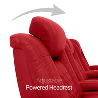 Diamante Italian Leather Zero Gravity Home Theater Seating