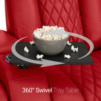 Diamante Italian Leather Zero Gravity Home Theater Seating