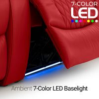Diamante Italian Leather Zero Gravity Home Theater Seating