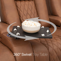Diamante CoolZeroᵀᴹ Italian Leather Home Theater Seating Single Recliner