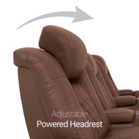 Diamante CoolZeroᵀᴹ Italian Leather Home Theater Seating Single Recliner
