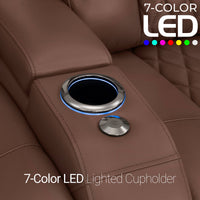 Diamante CoolZeroᵀᴹ Italian Leather Home Theater Seating Single Recliner