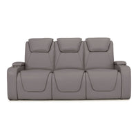 Seatcraft Concerto Heat & Massage Sofa, Italian Leather, Powered Headrest, Powered Lumbar, Power Recline