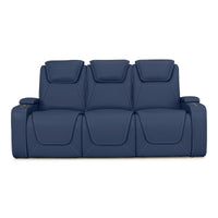 Seatcraft Concerto Heat & Massage Sofa, Italian Leather, Powered Headrest, Powered Lumbar, Power Recline