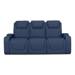 Seatcraft Concerto Heat & Massage Sofa, Italian Leather, Powered Headrest, Powered Lumbar, Power Recline