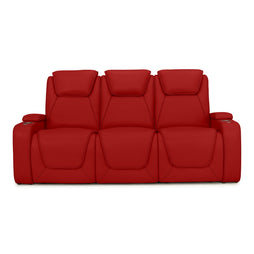 Seatcraft Concerto Heat & Massage Sofa, Italian Leather, Powered Headrest, Powered Lumbar, Power Recline