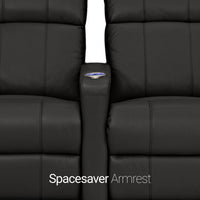 Napa Italian Leather Spacesaver Home Theater Seating Single Recliner