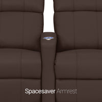 Napa Italian Leather Spacesaver Home Theater Seating Single Recliner