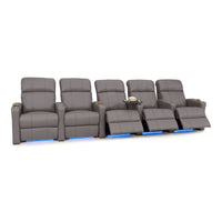 Napa Italian Leather Spacesaver Home Theater Seating