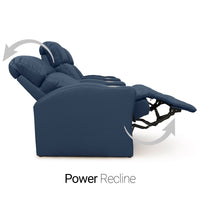 Napa Italian Leather Spacesaver Home Theater Seating Single Recliner