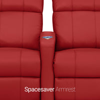 Napa Italian Leather Spacesaver Home Theater Seating Single Recliner