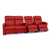 Napa Italian Leather Spacesaver Home Theater Seating
