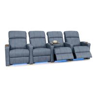 Napa Italian Leather Spacesaver Home Theater Seating
