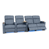 Napa Italian Leather Spacesaver Home Theater Seating