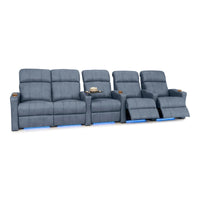 Napa Italian Leather Spacesaver Home Theater Seating