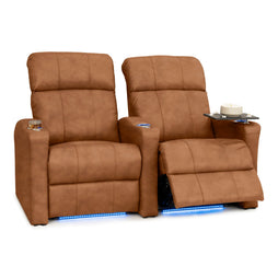 Napa Italian Leather Spacesaver Home Theater Seating