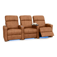 Napa Italian Leather Spacesaver Home Theater Seating