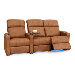 Napa Italian Leather Spacesaver Home Theater Seating