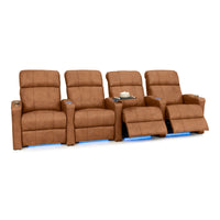 Napa Italian Leather Spacesaver Home Theater Seating