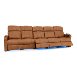 Napa Italian Leather Spacesaver Home Theater Seating