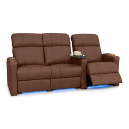 Napa Italian Leather Spacesaver Home Theater Seating