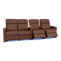 Napa Italian Leather Spacesaver Home Theater Seating