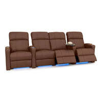 Napa Italian Leather Spacesaver Home Theater Seating