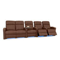 Napa Italian Leather Spacesaver Home Theater Seating
