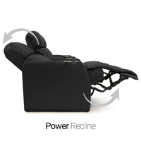 Sienna Italian Leather Spacesaver Home Theater Seating Single Recliner